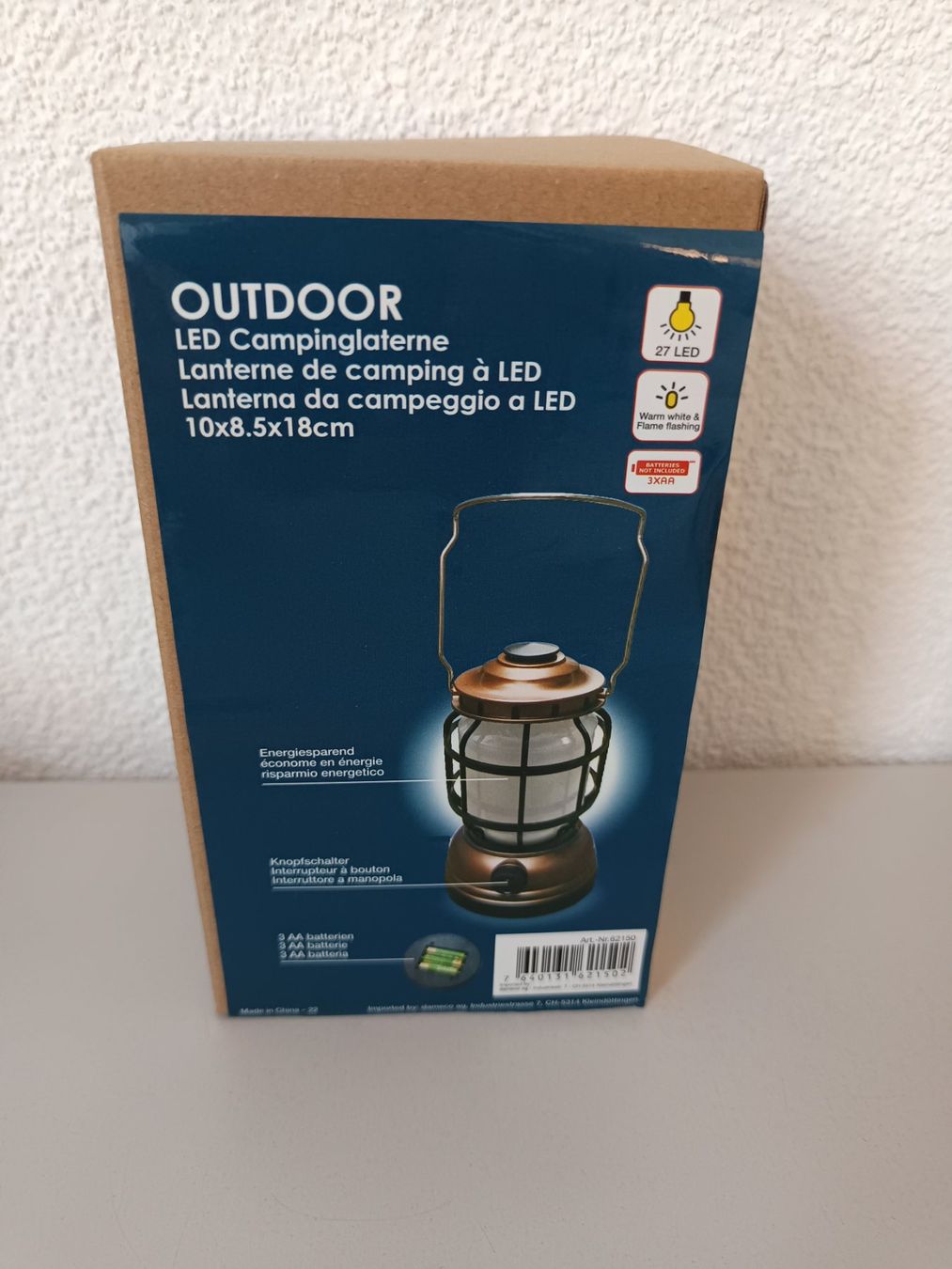 Lanterne: Neue LED Campinglaterne – Nuovo e nell'imballaggio originale da Rüthi (Rheintal) venduto da Balty