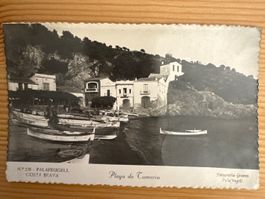 Antike Postkarte, Palafrugell, Tamariu, Costa Brava, SPANIEN
