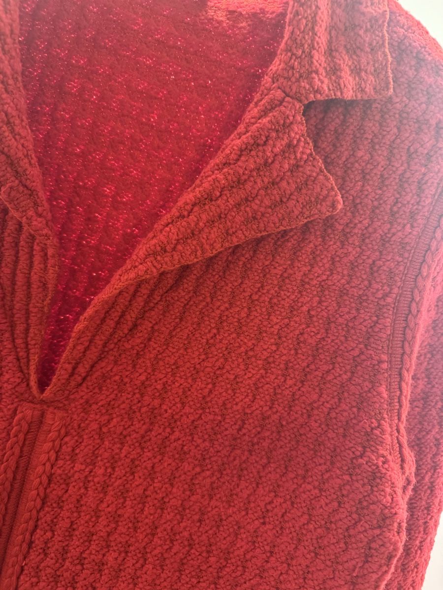 Sandro Vestiti: Sandro Red Knit Mini Dress – Nuovo (secondo la descrizione) da Neuchatel venduto da Mia_G 3