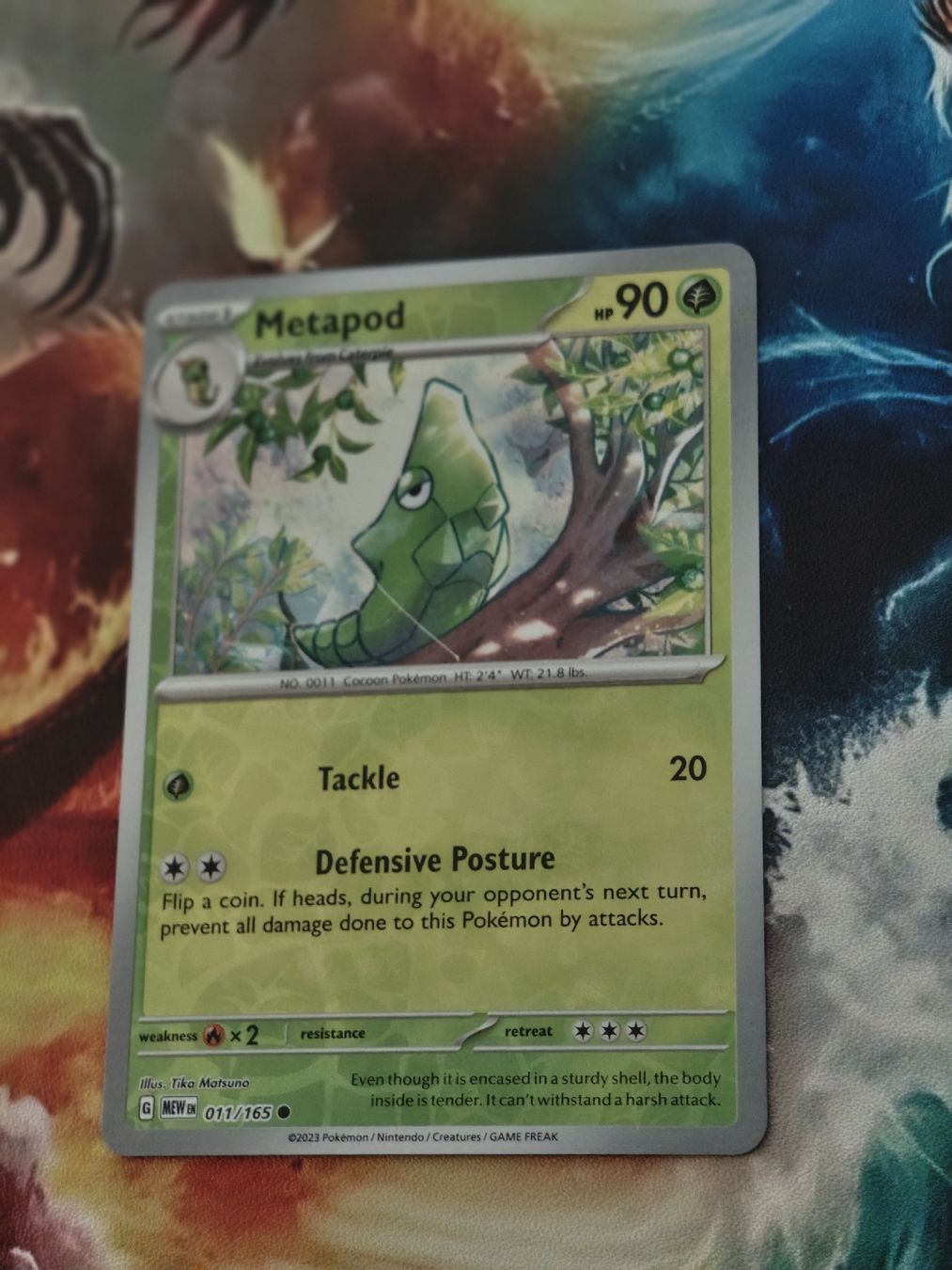 Pokémon Carte collezionabili: Metapod Reverse Holo 011/165 EN – Nuovo (secondo la descrizione) da Therwil venduto da Cordachu_Trade