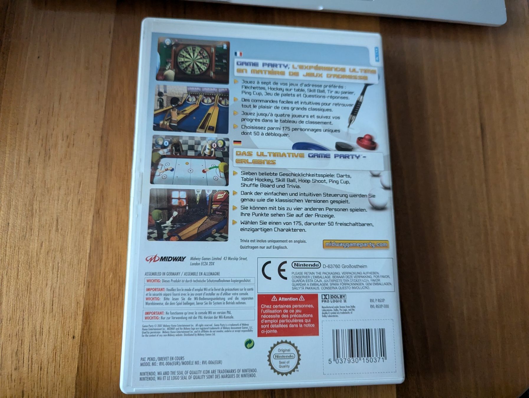 Nintendo Spiele: Game Party - Nintendo Wii Game mit Anleitung – Gebraucht aus Hünenberg See von SpecialEditionGaming 1
