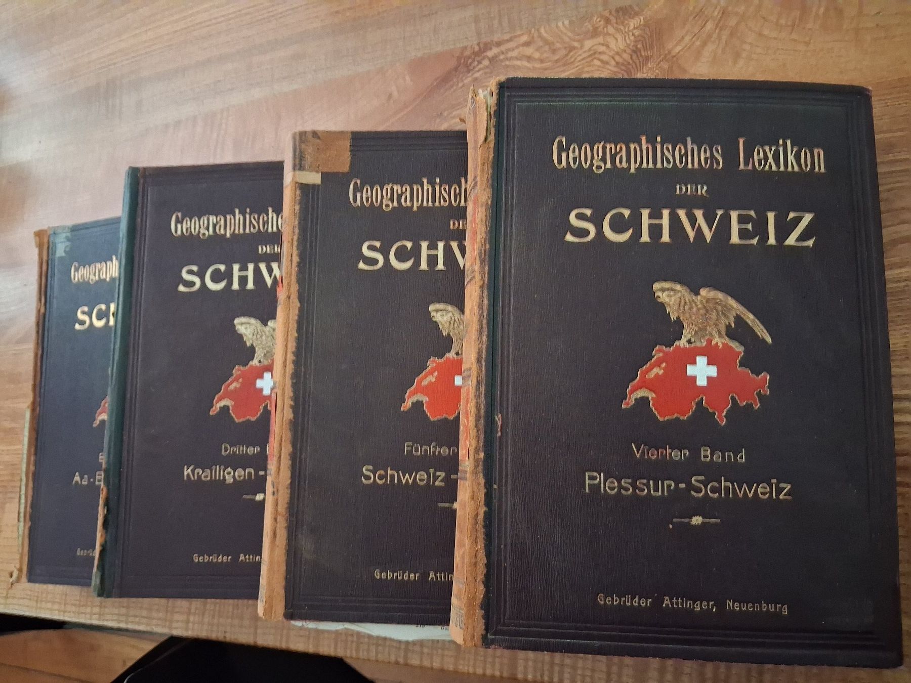 Libri: Geographisches Lexikon der Schweiz (4 Bände) – Usato da St-Blaise venduto da Mogul0 2