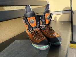 Bergschuhe La Sportiva Nepal Extrem orange schwarz