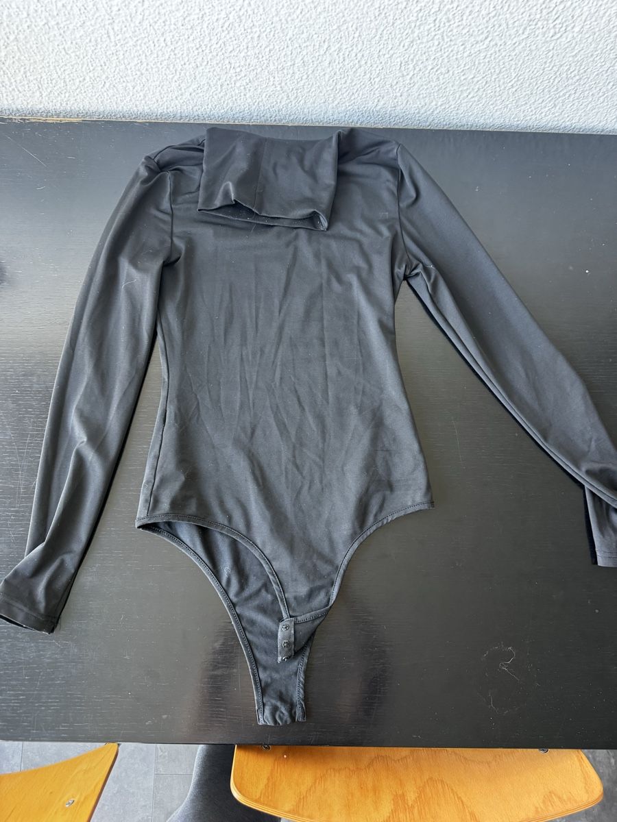 Tops: Black Turtleneck Bodysuit, Long Sleeve – Neu (gemäss Beschreibung) aus Zürich von forestF4iry 2
