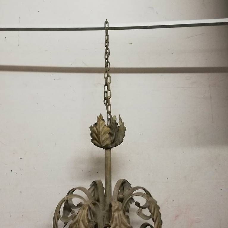 Lampadari & plafoniere: grosse Metall-Leuchter - Hängelampe mit Kerzen – Nuovo (secondo la descrizione) da Weggis venduto da Mylemontree 3