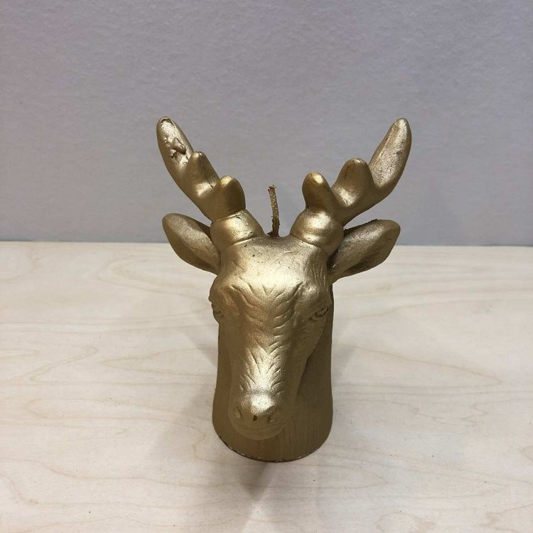 Ambiente Kerze „Stolzer Hirsch“ – Große Deko-Kerze Mit Hirsch-Motiv