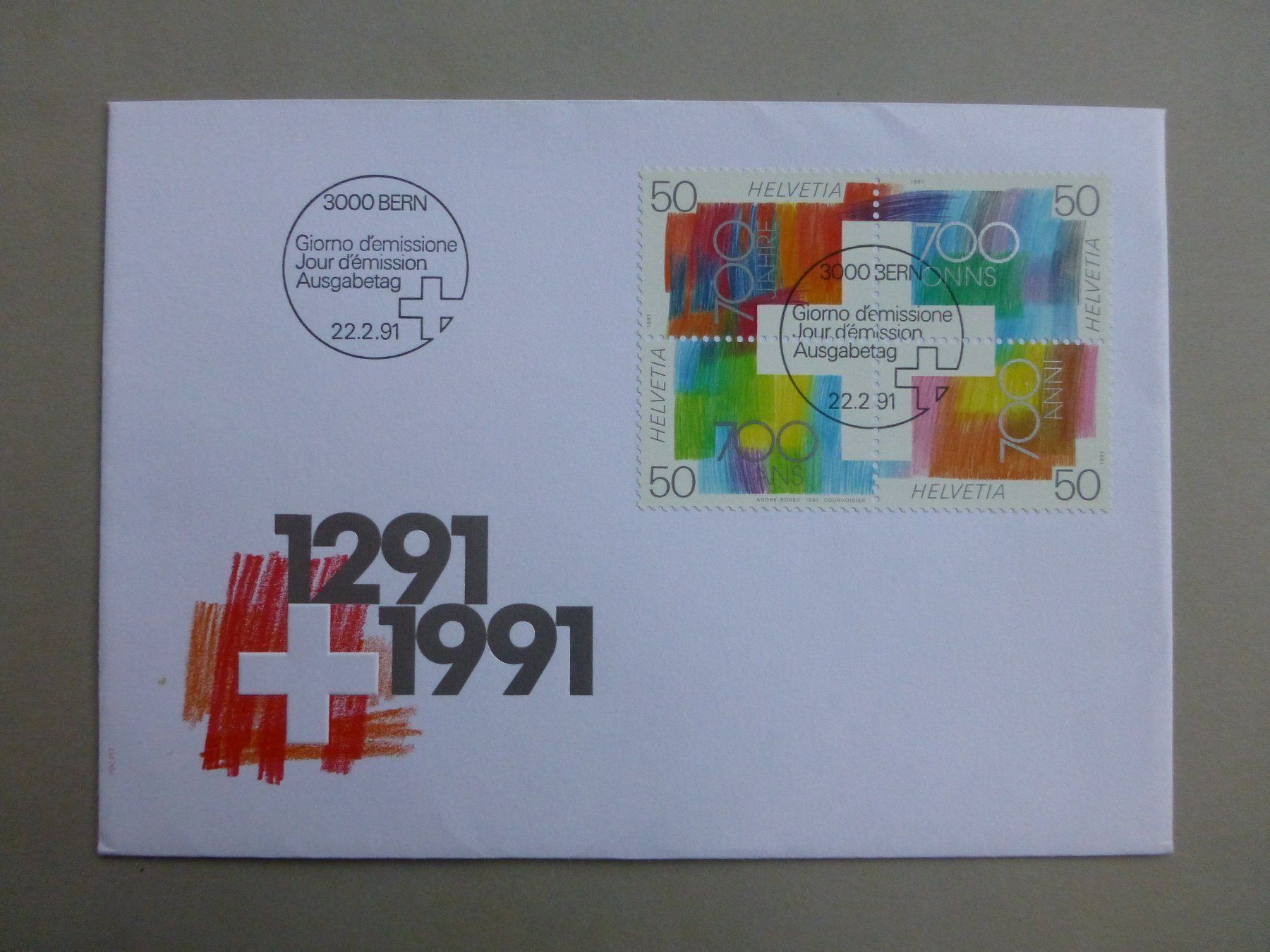Tous les timbres: FDC 700 Jahre Eidgenossenschaft – D'occasion à Basel par Falconis