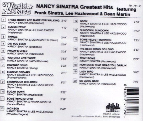 CDs: CD Nancy Sinatra - Greatest Hits (1990) – Gebraucht aus Möriken AG von  1