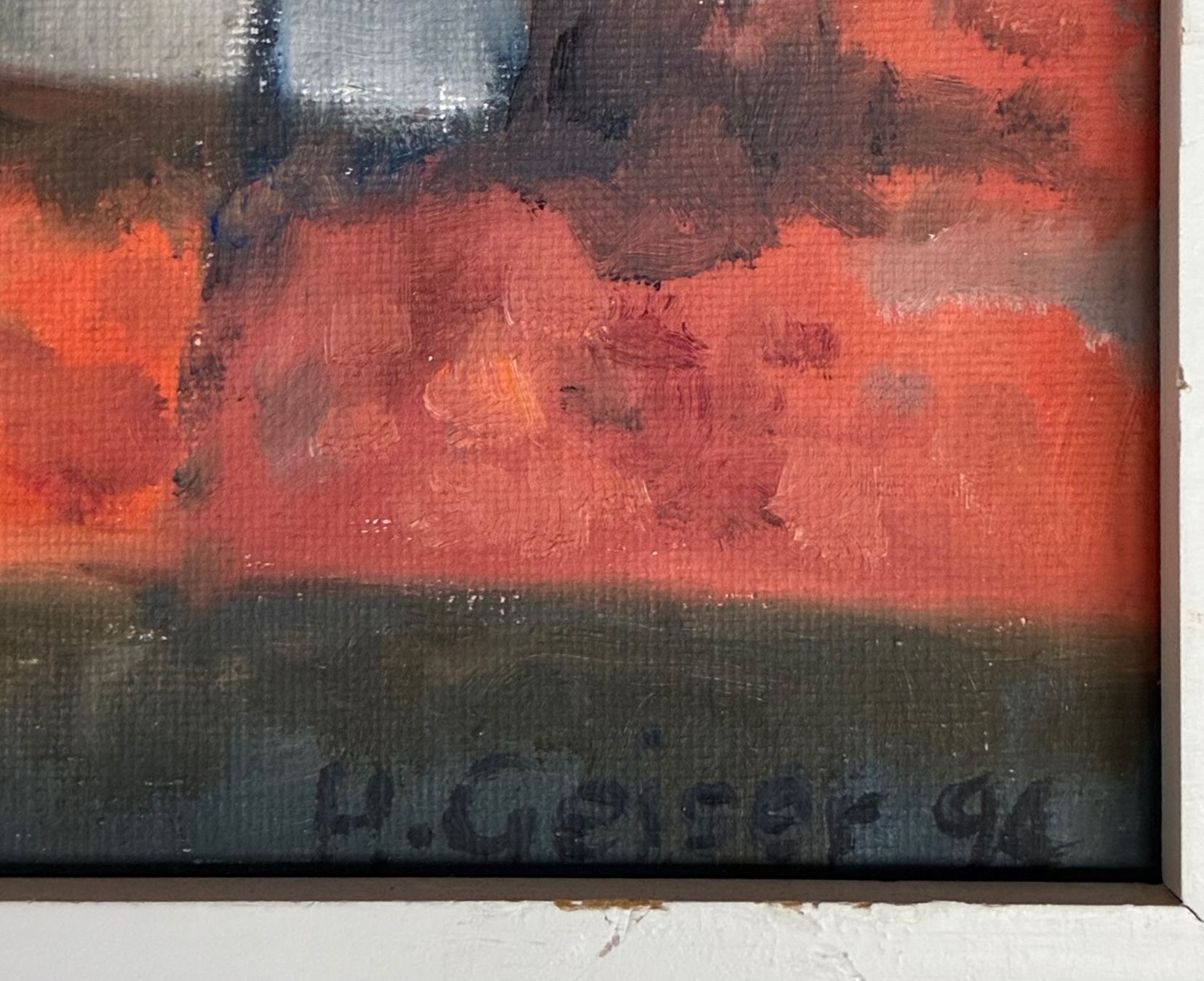 Tableaux: Hans GEISER (1921-2012) - Gemälde – D'occasion à Muhen par Manuelab91 2
