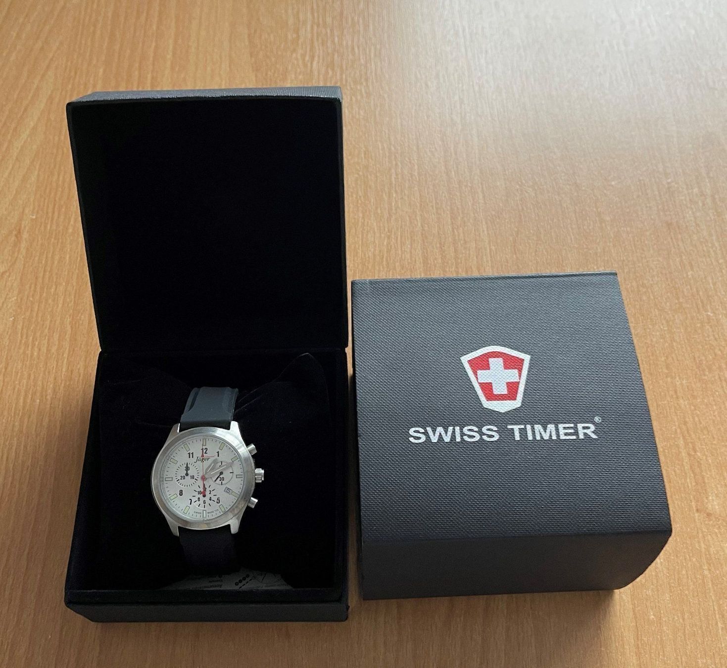 Swiss Orologi: AKTION SWISS TIMER Classic H3 Uhr Chronograph – Nuovo e nell'imballaggio originale da Basel venduto da Seifehuesli 1