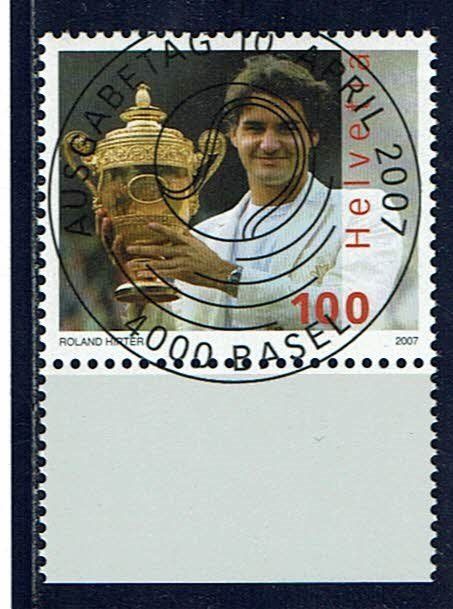 Alle Briefmarken: Propagande 1229 Federer Vollstempel Basel – Gebraucht aus Neuchâtel von yacamoto