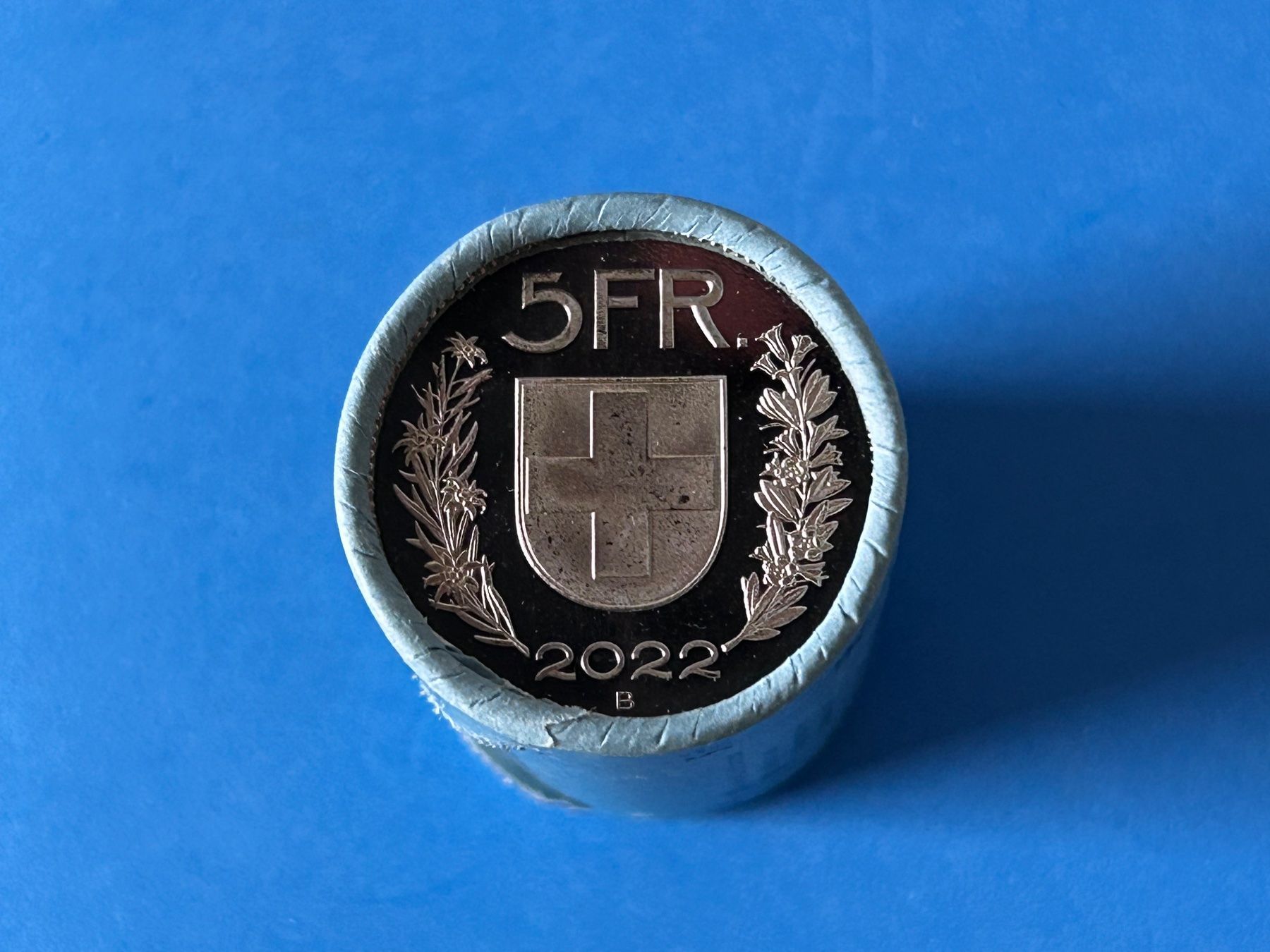 Tutti le monete: 5 Francs / Franken 2022 UNC from coin roll – Nuovo (secondo la descrizione) da Corcelles NE venduto da AJKader 2