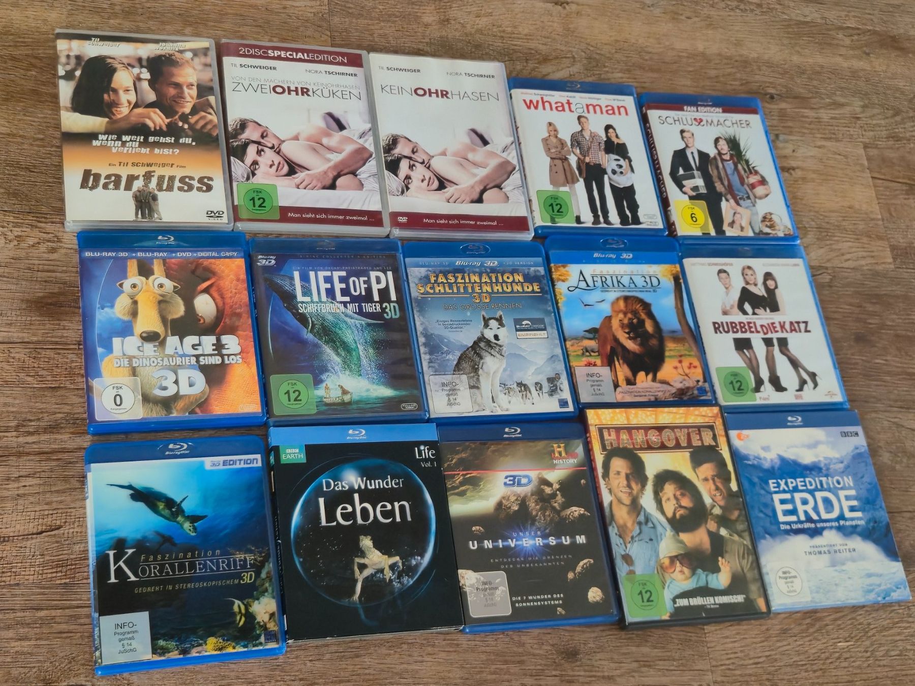 Tutti i DVDs: 15 Blu-rays & DVDs 3D & 2D - Top Zustand! – Usato da Adlikon b. Andelfingen venduto da Chili686 1
