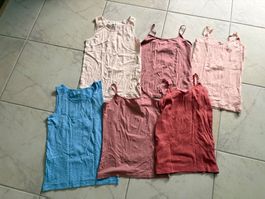 6x Unterhemden Unterleibchen, Gr. 158/164 - neu