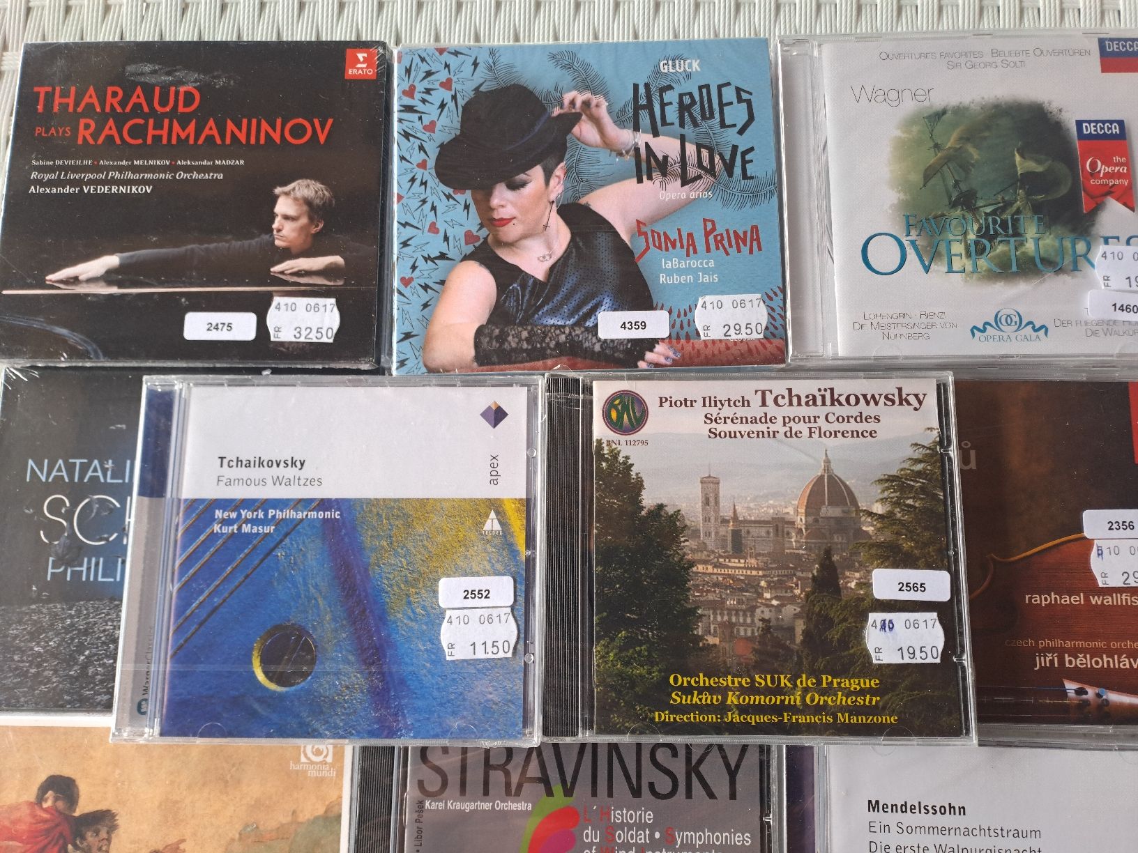 CDs: 24 Originalverpackte CD's ( Mozart , Schubert , Wagner , etc – Neu und originalverpackt aus Uetendorf von Essiggurken 2