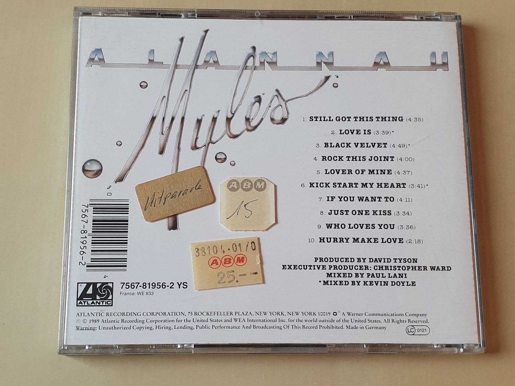 CDs: Alannah Myles – D'occasion à Stansstad par collectorsshop 1