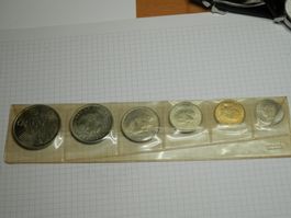 Spanien Münzensatz 1980 6 Münzen von 50 Cent bis 100 Peseten
