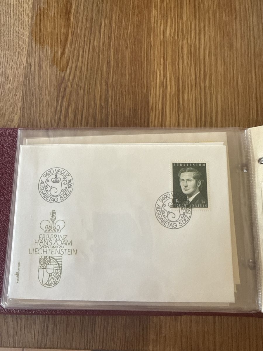 Tous les timbres: Briefumschlag Liechtenstein 1973 bis 1978 – Neuf (Voir description) à Wettingen par kw9_d8y7 2