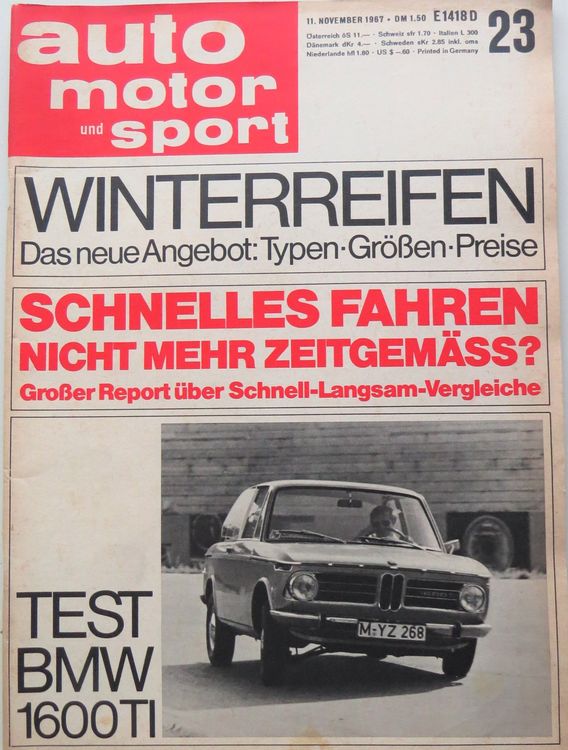 Zeitschrift Auto Motor und Sport von 1967 Kaufen auf Ricardo