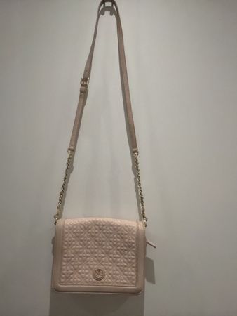 Umhängetasche Tory Burch gesteppt rose NEU