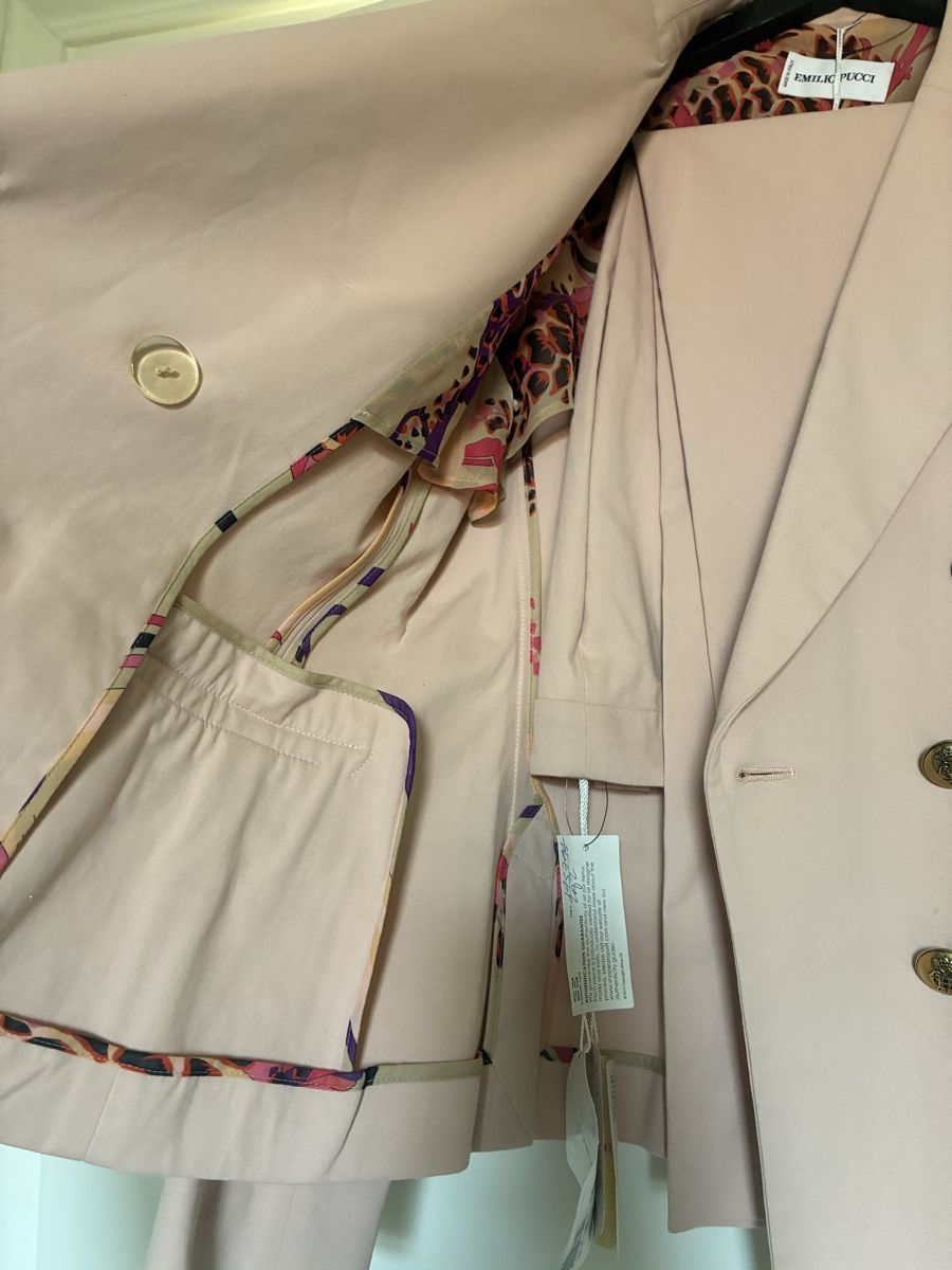 Emilio Pucci Completi & Tailleur: Emilio Pucci Rosa Anzug IT 44 – Nuovo (secondo la descrizione) da Basel venduto da saidser 1