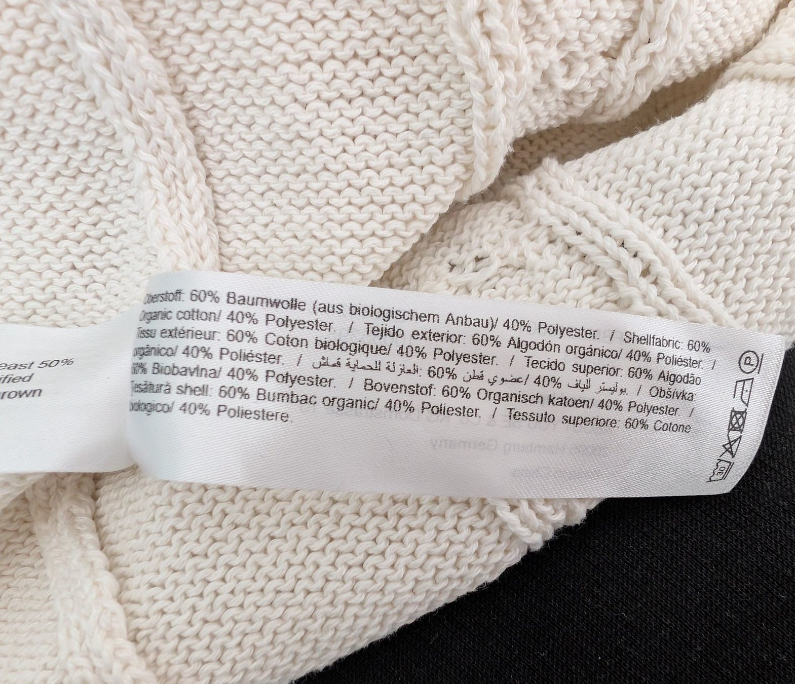 Vestiti: Strickkleid aus Baumwolle creme weiss, Gr. M – Nuovo (secondo la descrizione) da Lachen SZ venduto da numberphile 2