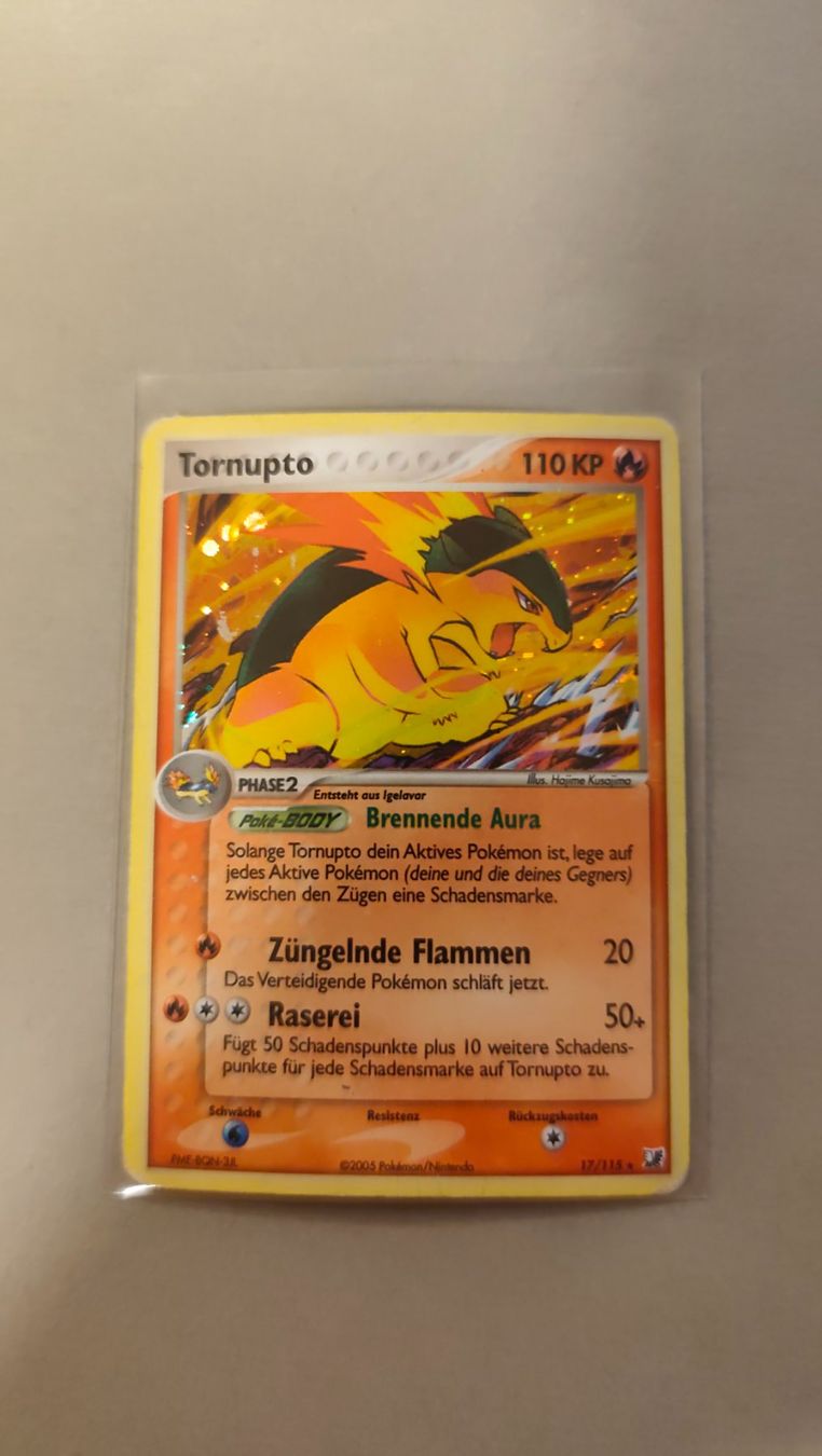 Pokémon Carte collezionabili: Tornupto Holo / Typhlosion Holo - Ex Verborgene Mächte – Usato da Kehrsatz venduto da Riyouu
