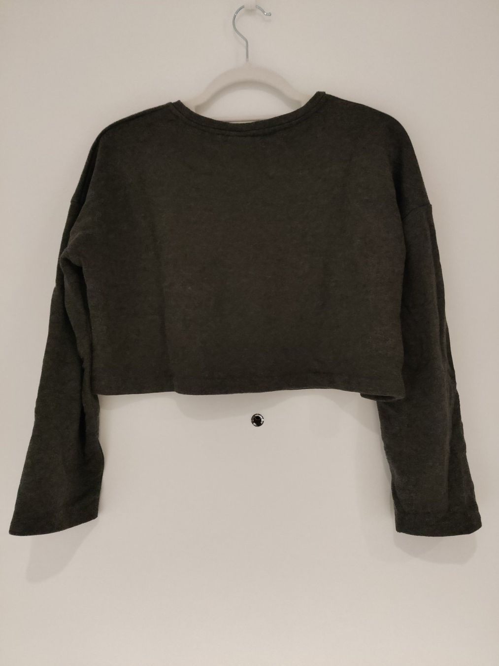 Maglioni & Felpe: Cooles Cropped Sweatshirt mit Hund-Motiv, Grösse S – Usato da Birmensdorf ZH venduto da Nebuliane 1