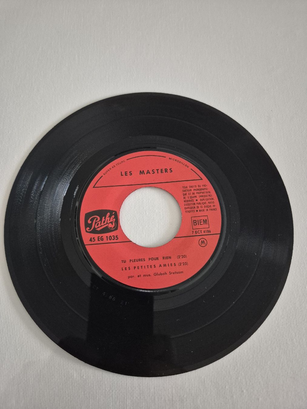 Dischi in vinile: Les Masters - Mon Chameau - Single 7 – Usato da Uster venduto da newwave0 2