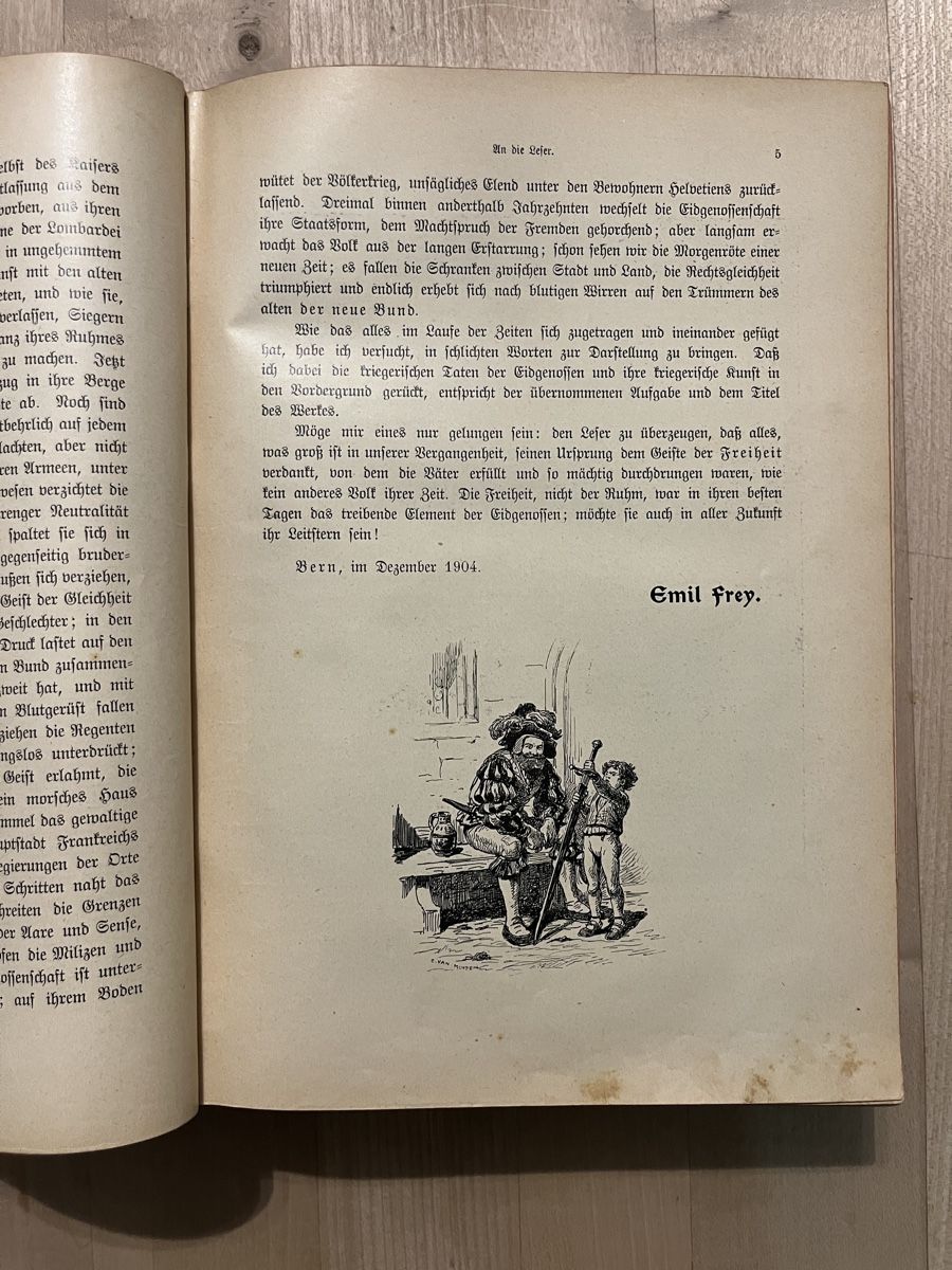 Libri: Oberst Emil Frey - Kriegstaten der Schweizer, 1904! – Usato da St. Gallen venduto da reg_f8h8 4