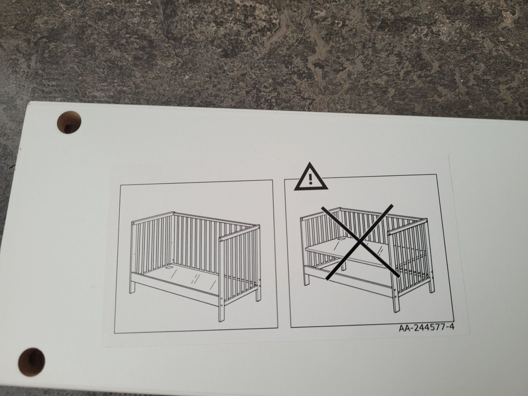 Ikea Betten: Babybett Ikea weiss mit 2 Schubladen – Gebraucht aus Zürich von Saxer1900 3