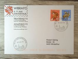 TR51 Enveloppe + Timbre Suisse 2001