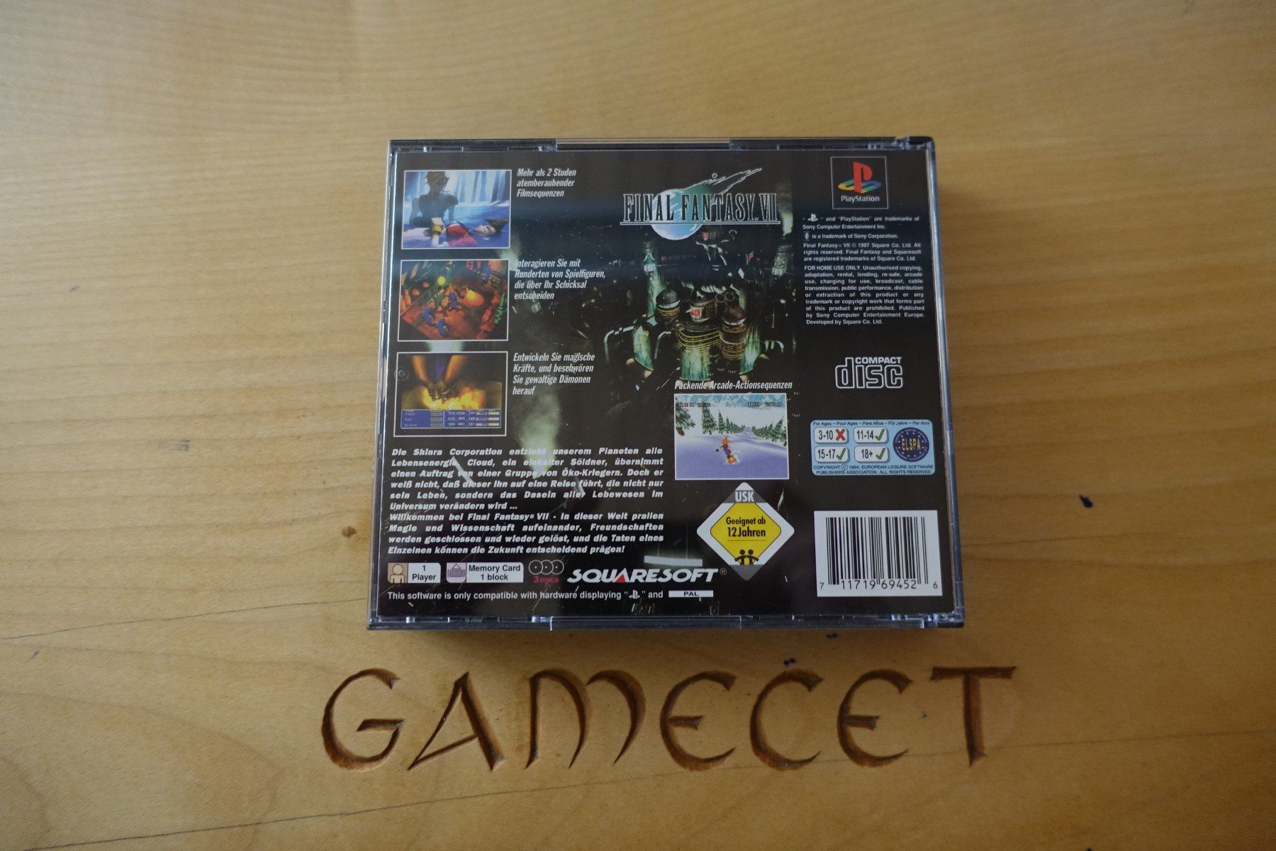 Sony Giochi: Final Fantasy VII – Usato da Steinach venduto da Gamecet 2