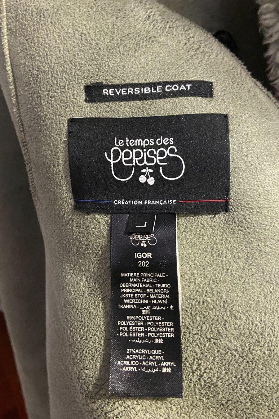 Le Temps Des Cerises Cappotti: Manteau réversible "Le temps des Cerise" – Usato da Zürich venduto da len_kn6k 6