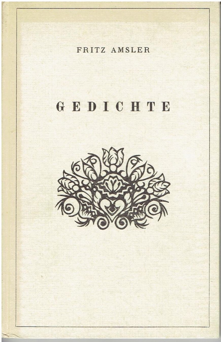 Libri: Fritz Amsler - Gedichte, 1947 – Usato da Flims - Dorf venduto da Stagediver