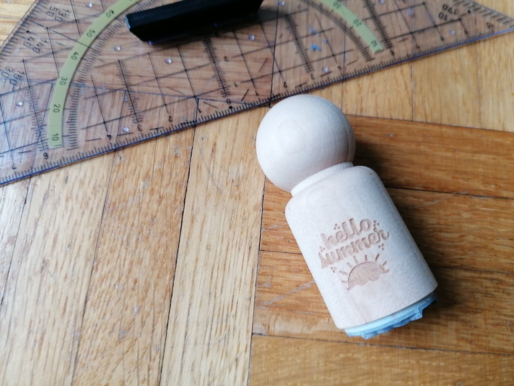 Timbri: Stempel Textstempel "hello Summer" Sommer Sonne – Usato da Liebefeld venduto da Ochotona 1