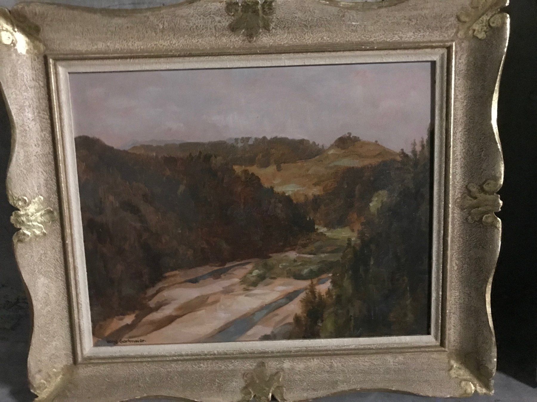 Gemälde: Original Ölgemälde von Hans Gartmeier (Schweizer Maler) – Gebraucht aus Belp von gastroblau