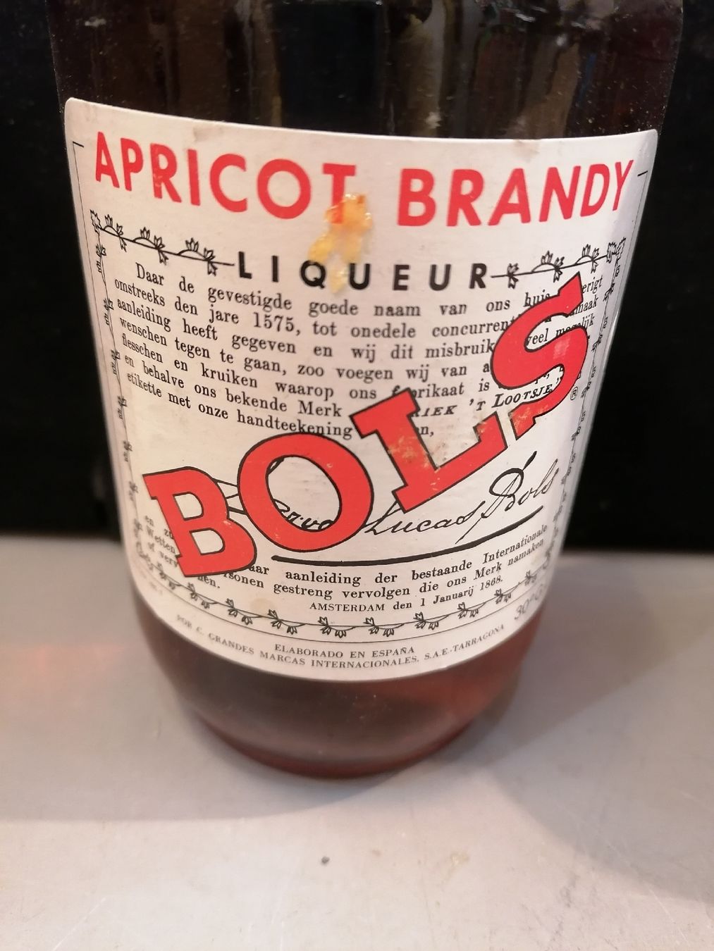 Bevande alcoliche: Liqueur Bols Apricot Brandy Vintage Scellée – Nuovo (secondo la descrizione) da Genève venduto da Leboucheoreilles 2