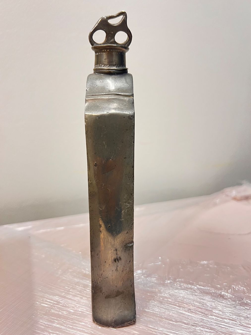 Sonstiges: Antique pewter flask – Gebraucht aus Lausanne von NYC67 3
