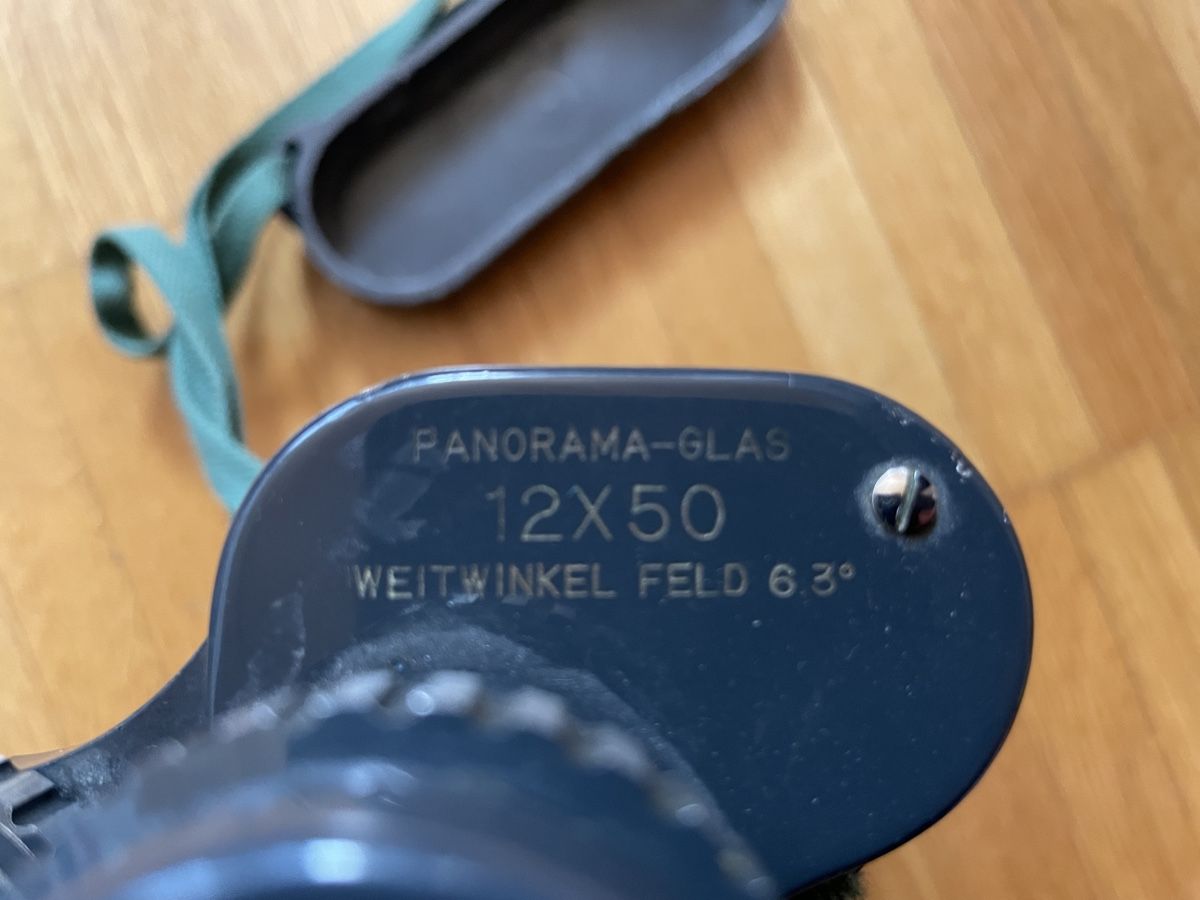 Binocoli: alter Feldstecher Handy-Look mit schöner Lederhülle – Usato da Davos Monstein venduto da pendragon79 3