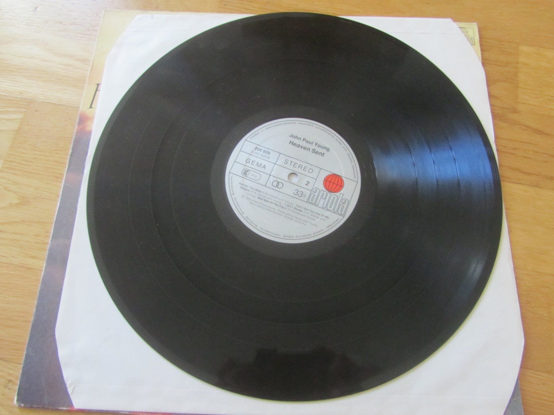 Dischi in vinile: John Paul Young Heavensent LP Vinyl – Usato da Seengen venduto da mikelele 2