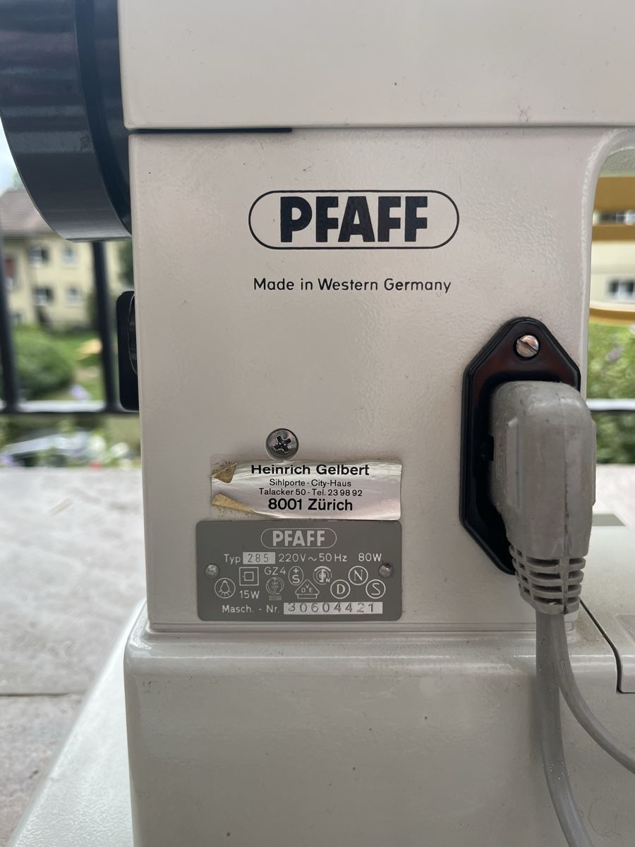 Pfaff Macchine da cucire: Pfaff 285 – Usato da Zürich venduto da ali_pls2 4