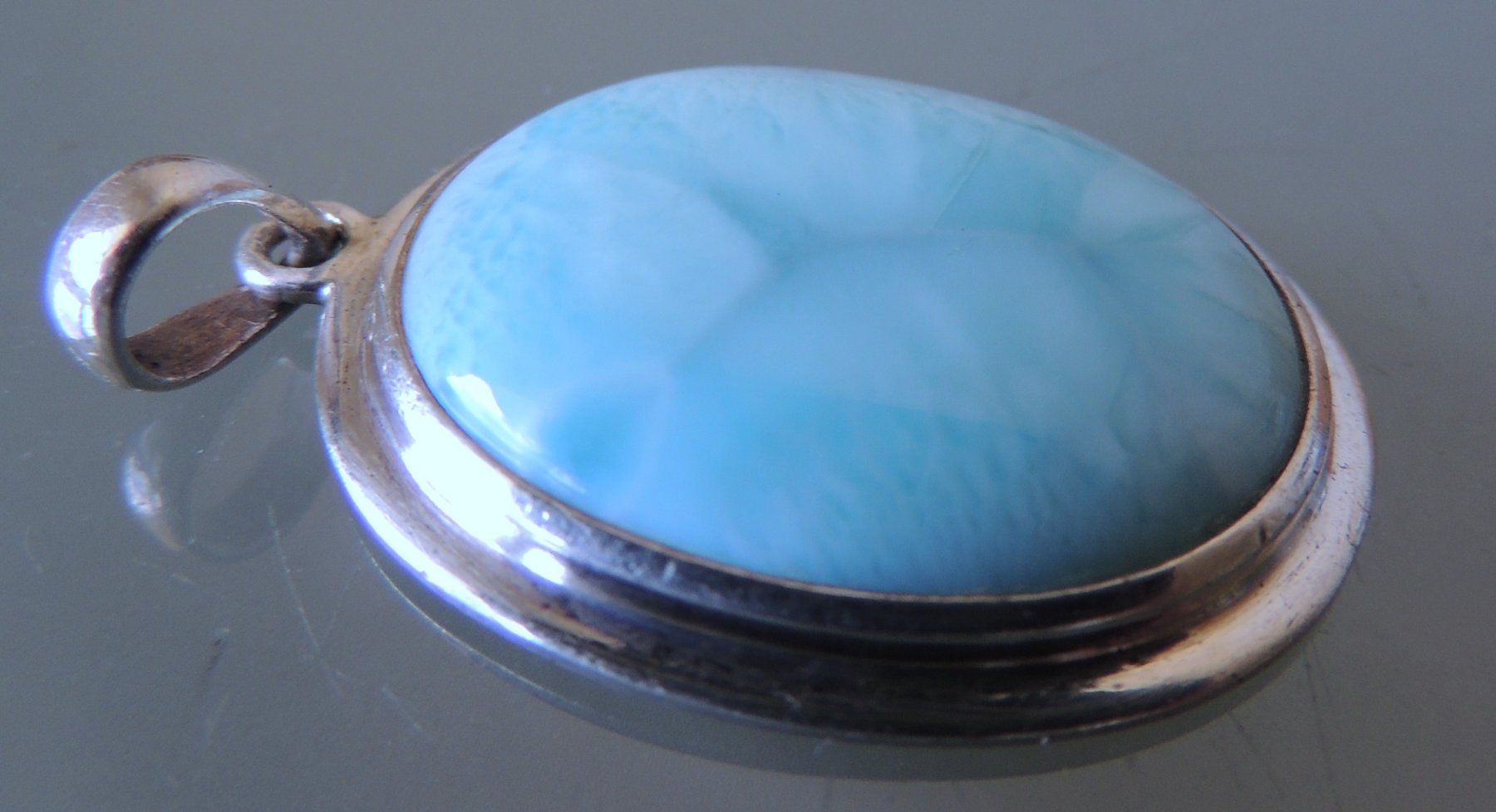 Anhänger: Larimar Silber 925 Anhänger – Gebraucht aus Waldenburg von schaller707 2