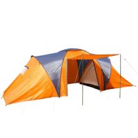 Campingzelt Loksa 6 Personen orange