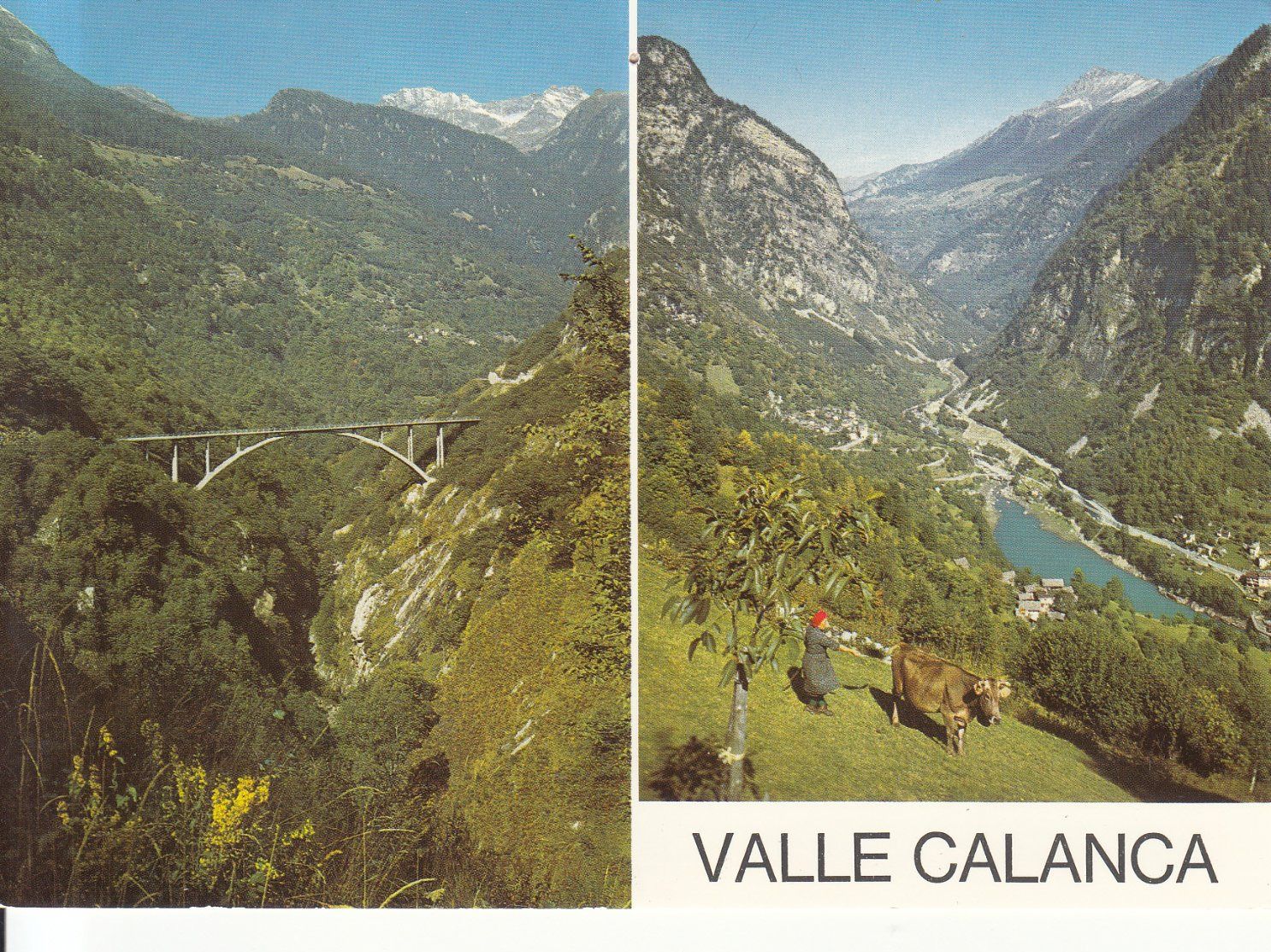 Ansichtskarten: Valle Calanca 1989 – Gebraucht aus Bürglen TG von StampGraf