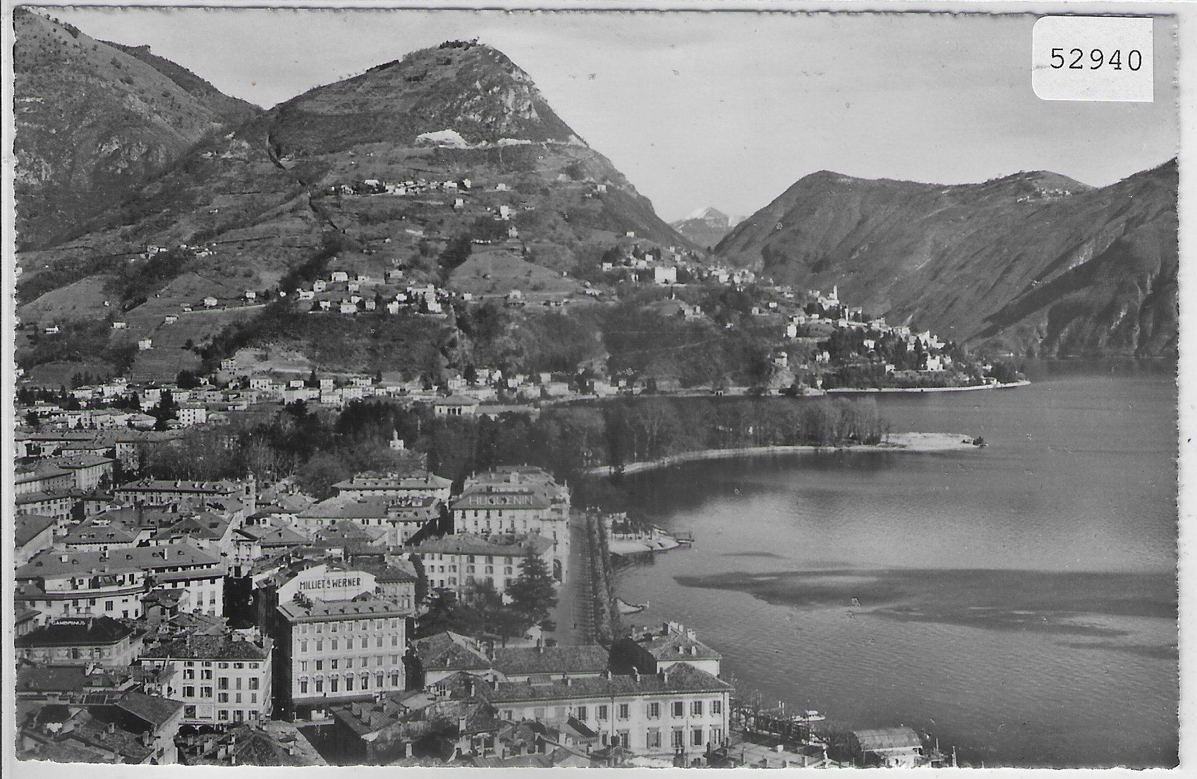 Cartoline postali: Lugano e Monte Bré - Photo: Mayr – Usato da Ettingen venduto da Kartenplanet