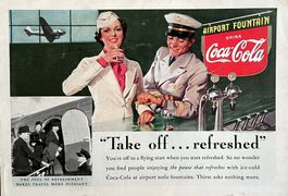 Coca Cola- Alte Werbung / Ancienne publicité 1938