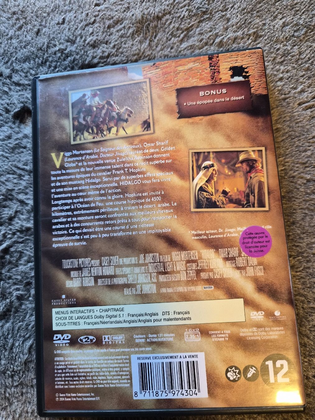 Alle DVDs: DVD Hidalgo avec Viggo Mortensen  – Gebraucht aus La Joux FR von car_ck96 2