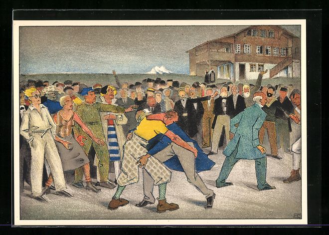 Cartes postales: Dr. Karl Weber: Basel, XXV. Eidgen. Sän – D'occasion à Berlin par bartko-reher