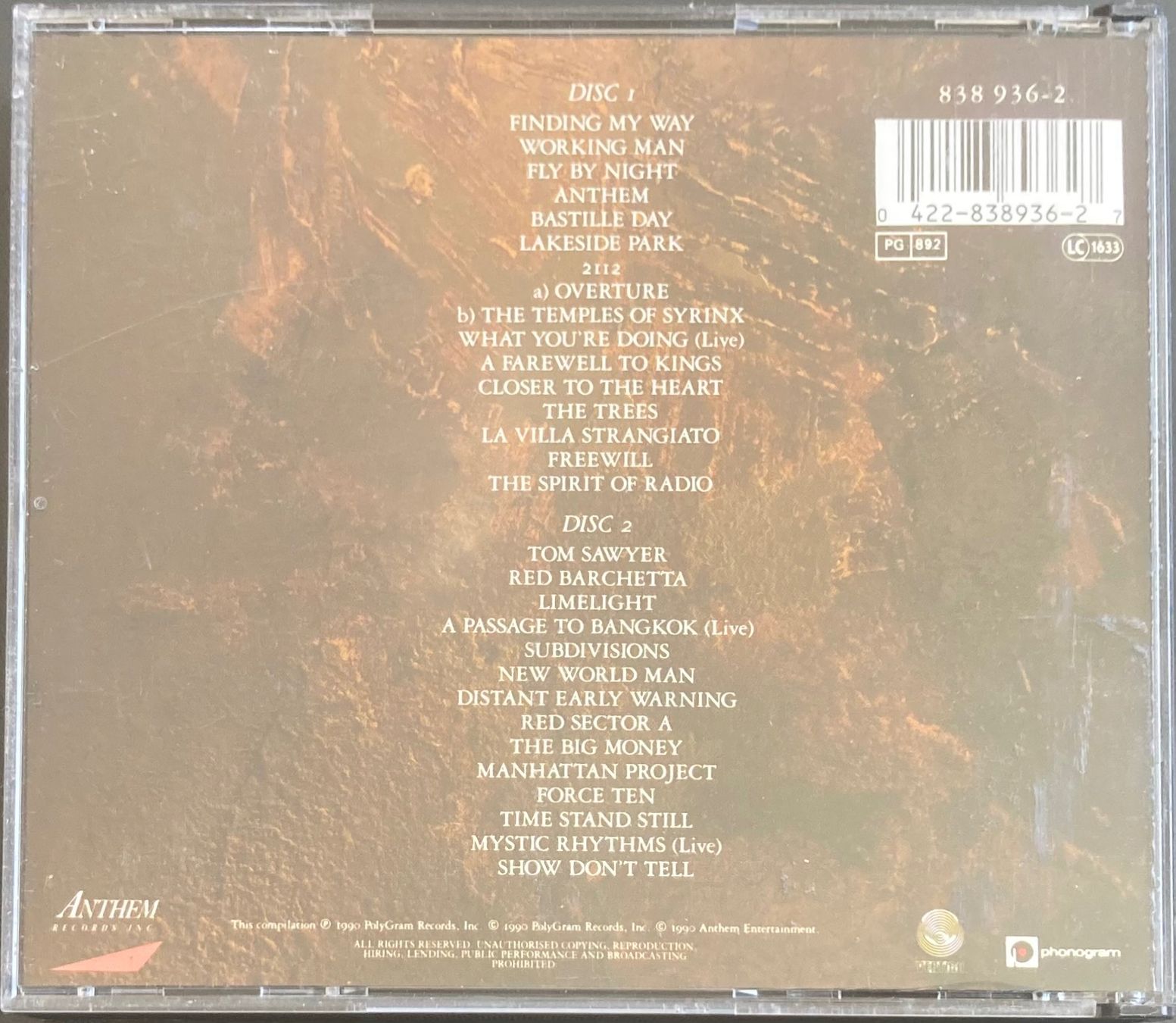 CDs: RUSH - CHRONICLES – Gebraucht aus Poliez-Pittet von Newtown-Records 1